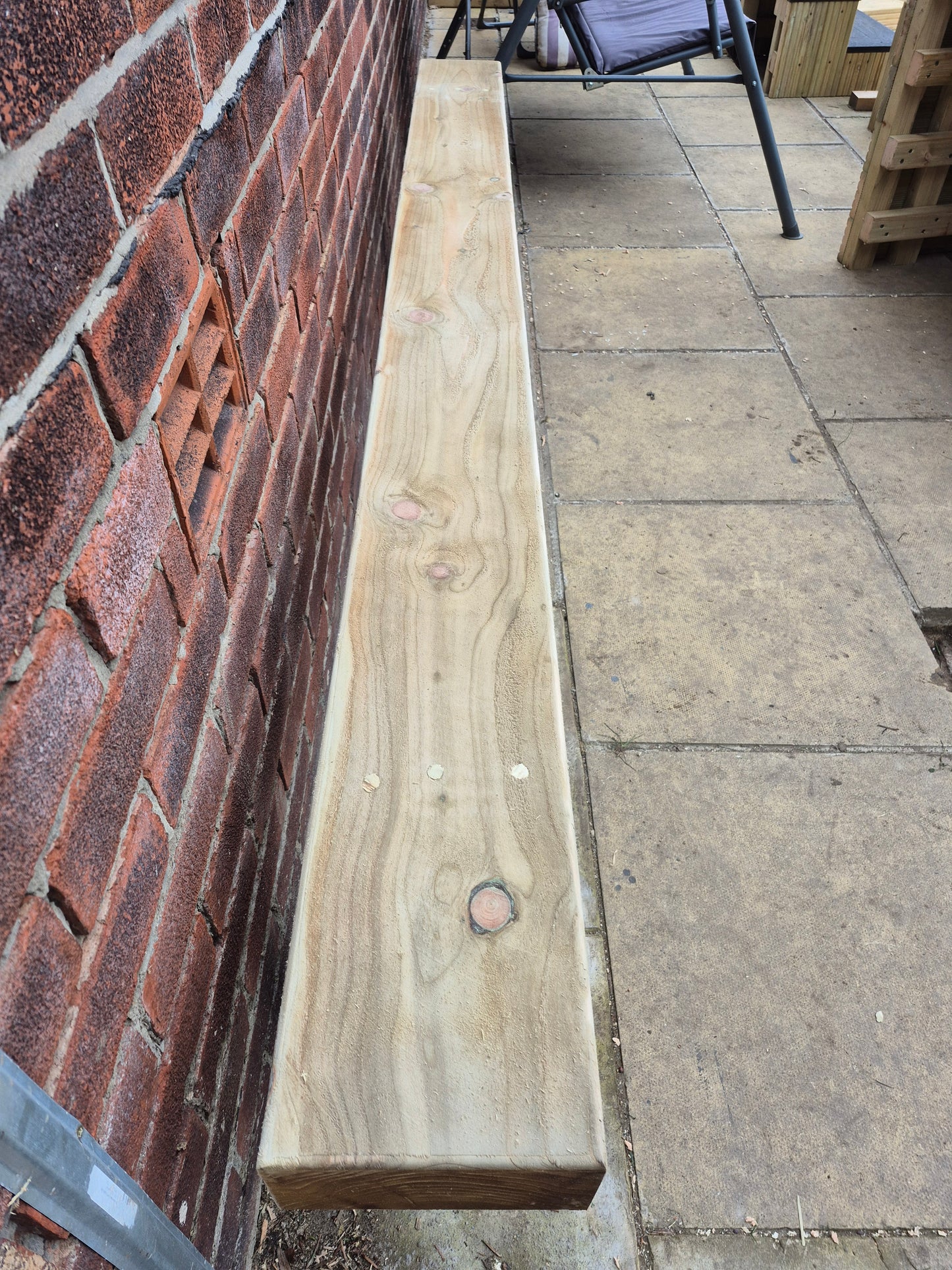 Garden Sleeper Bench,Various sizes,Rustic Patio,Deliver Fully Assembled,FREE P&P