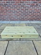 1 Tier Step, Natural Pine Wood Step Stool, Rustic Wooden Platform, Sturdy Step, Bespoke Size