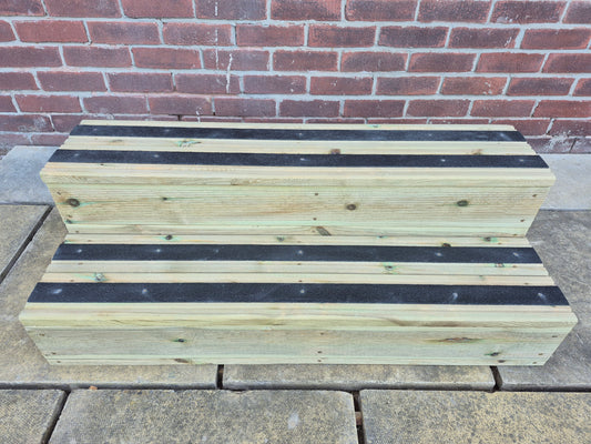 Wooden Steps For Home ~Anti-Slip Decking