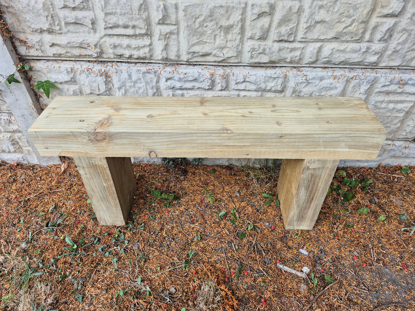 Garden Sleeper Bench,Various sizes,Rustic Patio,Deliver Fully Assembled,FREE P&P