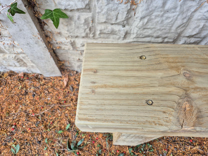 Garden Sleeper Bench,Various sizes,Rustic Patio,Deliver Fully Assembled,FREE P&P