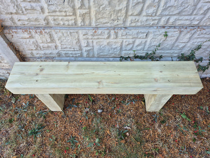 Garden Sleeper Bench,Various sizes,Rustic Patio,Deliver Fully Assembled,FREE P&P