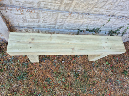 Garden Sleeper Bench,Various sizes,Rustic Patio,Deliver Fully Assembled,FREE P&P