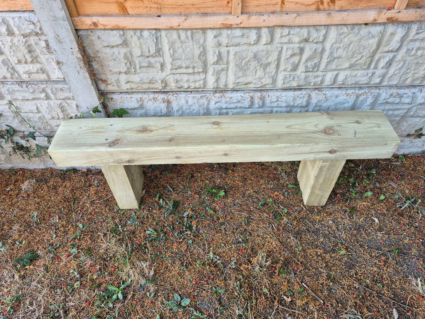 Garden Sleeper Bench,Various sizes,Rustic Patio,Deliver Fully Assembled,FREE P&P