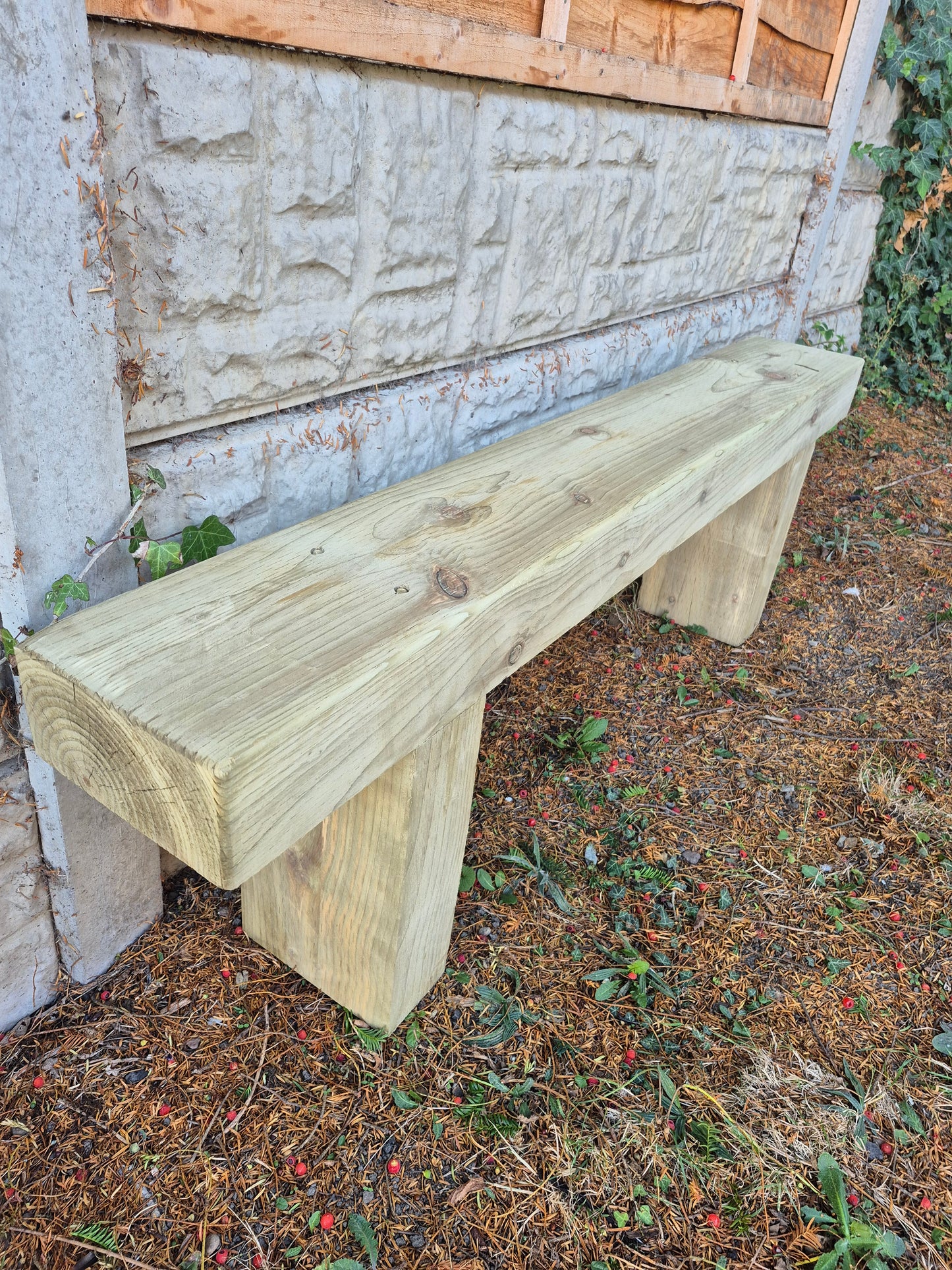 Garden Sleeper Bench,Various sizes,Rustic Patio,Deliver Fully Assembled,FREE P&P