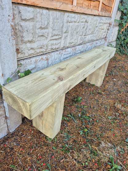 Garden Sleeper Bench,Various sizes,Rustic Patio,Deliver Fully Assembled,FREE P&P