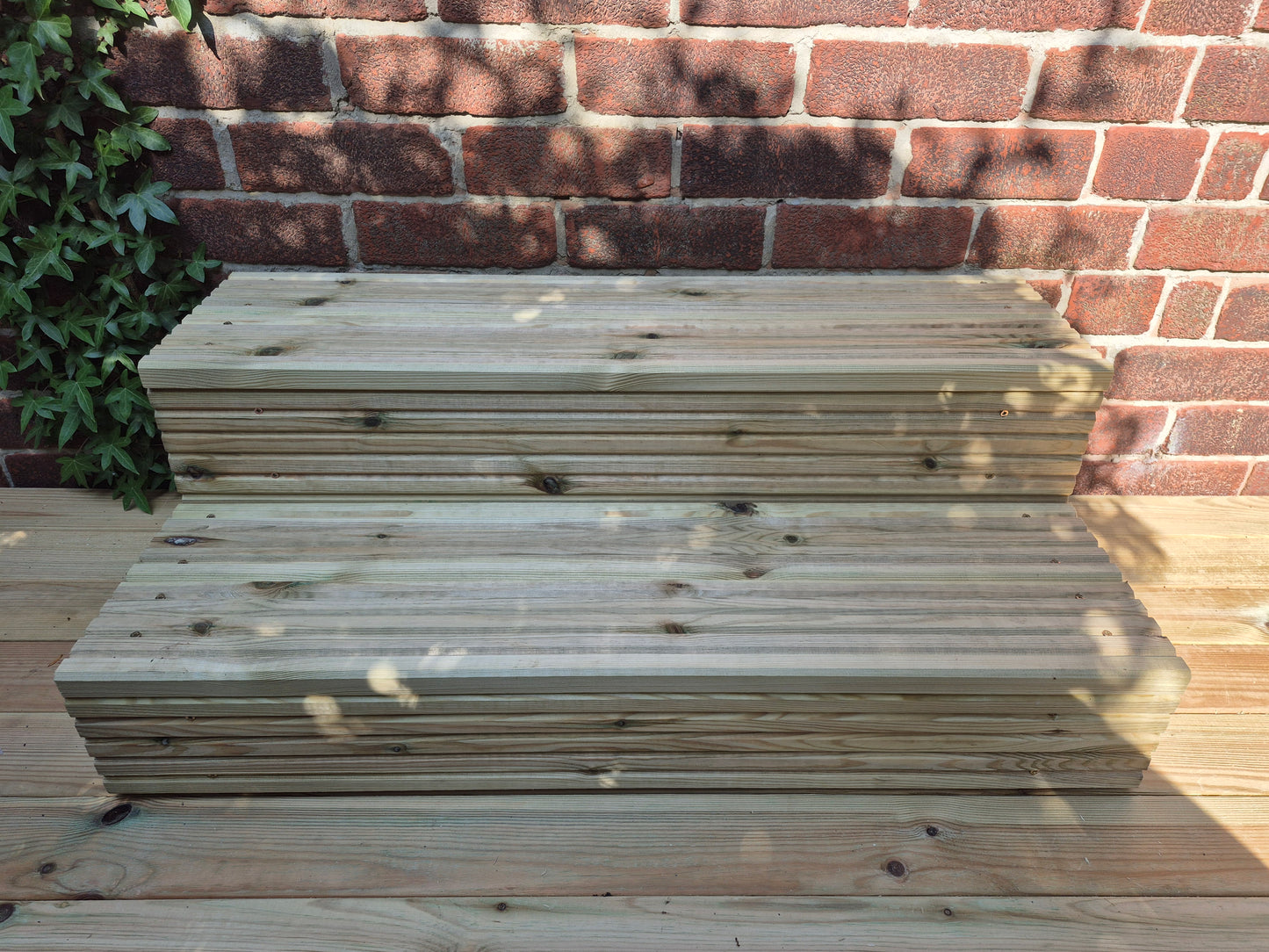 Wooden Steps For Home / Bespoke Size / Sturdy Steps / Garden Steps / Patio Steps / Door Steps / Delivered FULLY Assembled / Free P&P