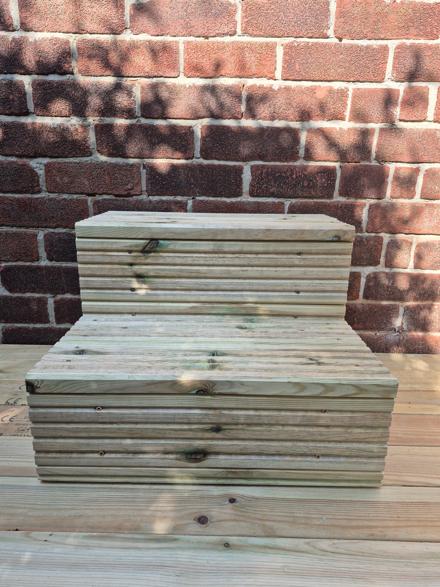 Wooden Steps For Home / Bespoke Size / Sturdy Steps / Garden Steps / Patio Steps / Door Steps / Delivered FULLY Assembled / Free P&P