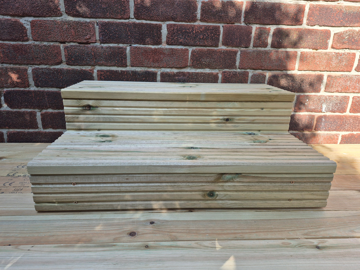 Wooden Steps For Home / Bespoke Size / Sturdy Steps / Garden Steps / Patio Steps / Door Steps / Delivered FULLY Assembled / Free P&P