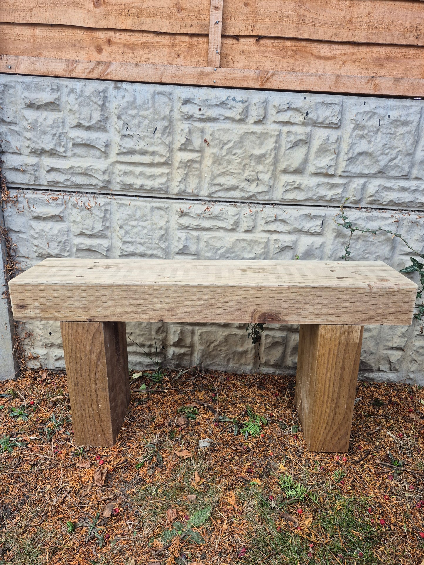 Garden Bench-Various sizes-Brown Rustic Patio Bench-Deliver Fully Assembled-Free P&P