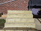 Wooden Decking Steps / Mobile Steps / Bespoke Size / Solid Outdoor Steps / XXL Size / Free P&P