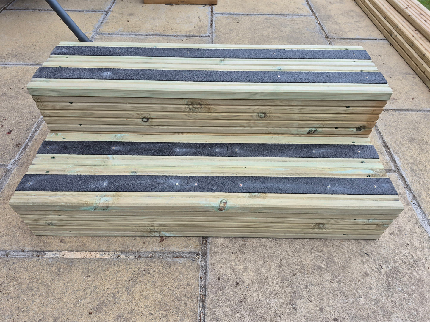 Wooden Steps For Home ~Anti-Slip Decking