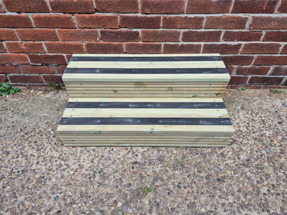 Wooden Steps For Home ~Anti-Slip Decking
