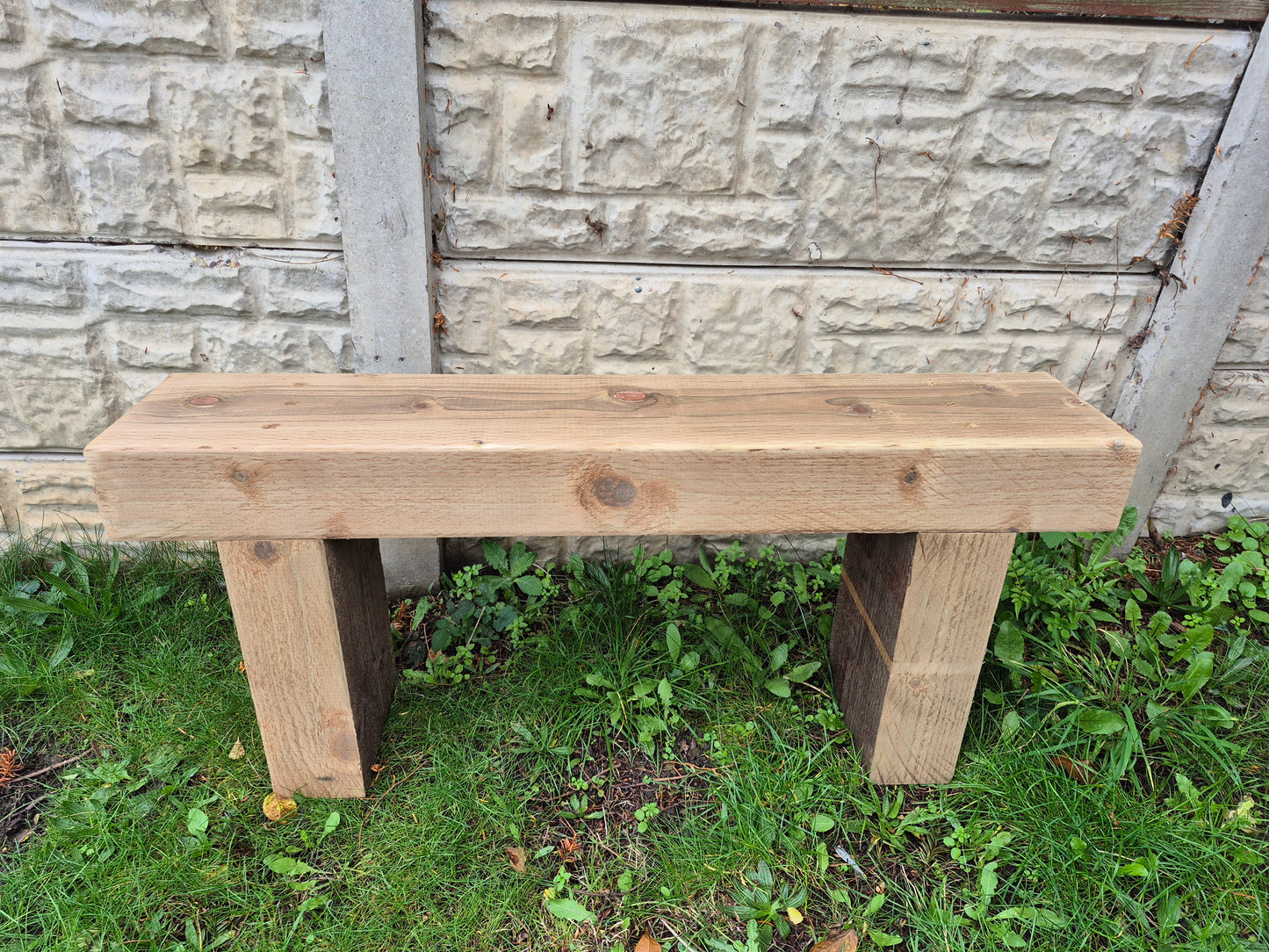 Garden Bench-Various sizes-Brown Rustic Patio Bench-Deliver Fully Assembled-Free P&P