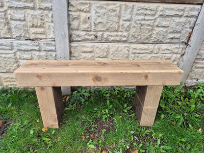 Garden Bench-Various sizes-Brown Rustic Patio Bench-Deliver Fully Assembled-Free P&P