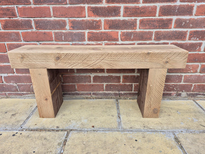 Garden Bench-Various sizes-Brown Rustic Patio Bench-Deliver Fully Assembled-Free P&P