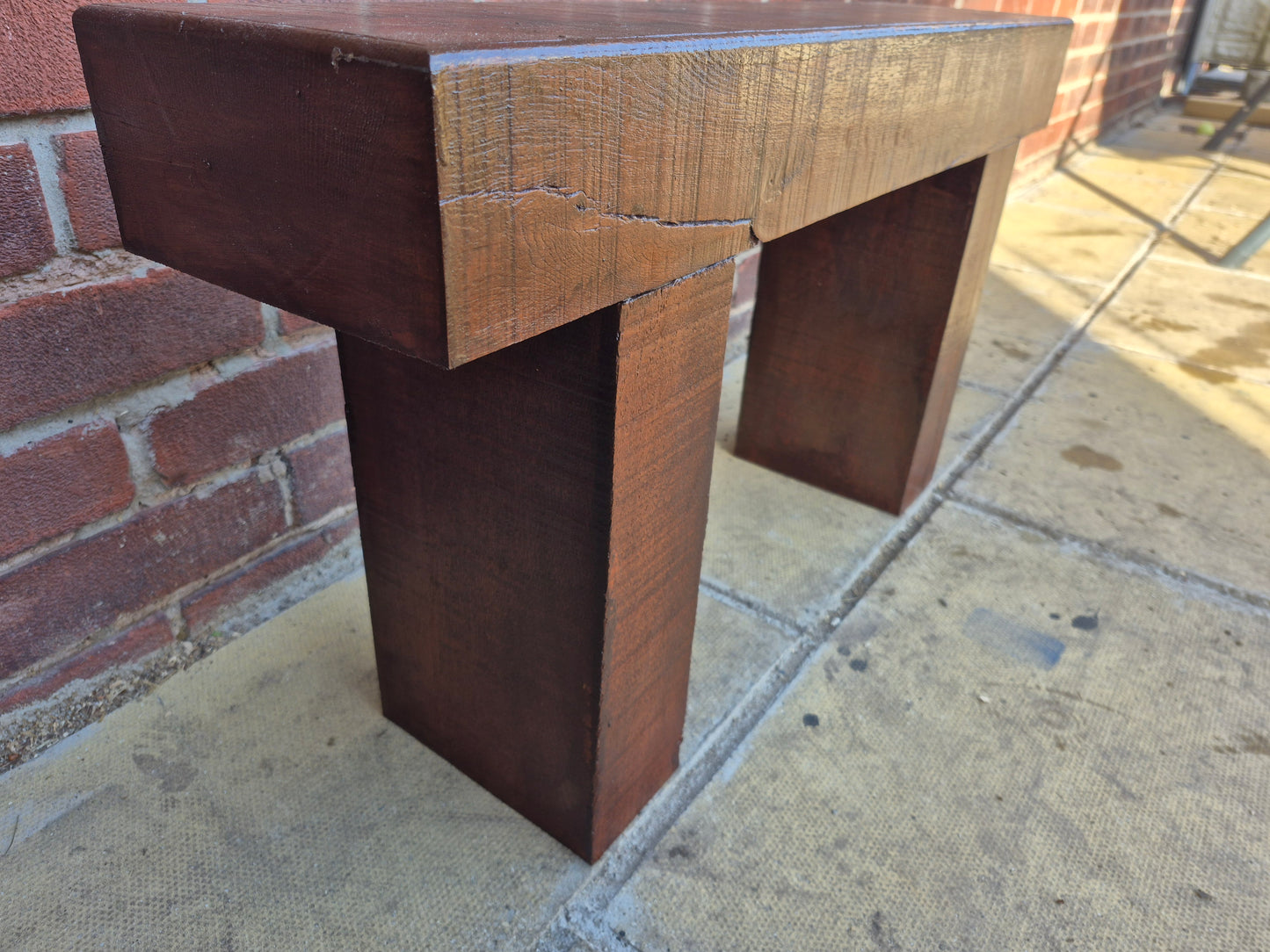 Solid Oak Garden Bench-Various Sizes-Bespoke Size-Deliver Fully Assembled