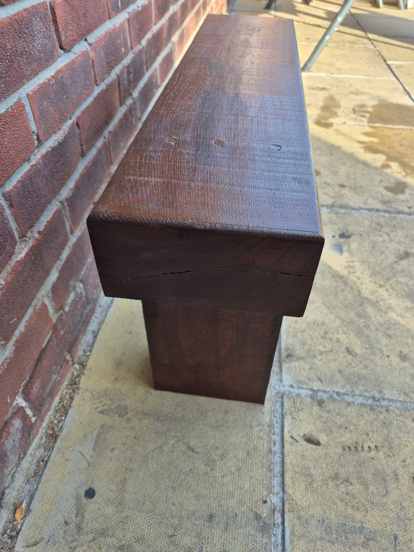 Solid Oak Garden Bench-Various Sizes-Bespoke Size-Deliver Fully Assembled