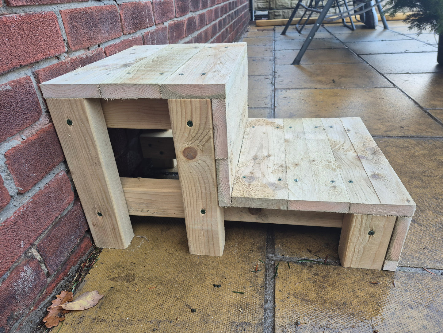 "40 cm wide" Wooden Steps/Sturdy Steps/Hot Tub Steps/Garden Steps/Kitchen Steps