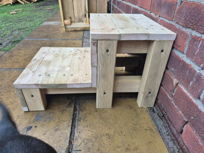 "40 cm wide" Wooden Steps/Sturdy Steps/Hot Tub Steps/Garden Steps/Kitchen Steps