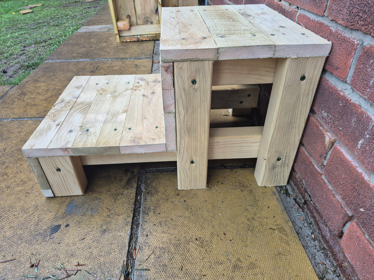 "40 cm wide" Wooden Steps/Sturdy Steps/Hot Tub Steps/Garden Steps/Kitchen Steps