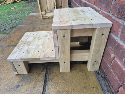 "40 cm wide" Wooden Steps/Sturdy Steps/Hot Tub Steps/Garden Steps/Kitchen Steps