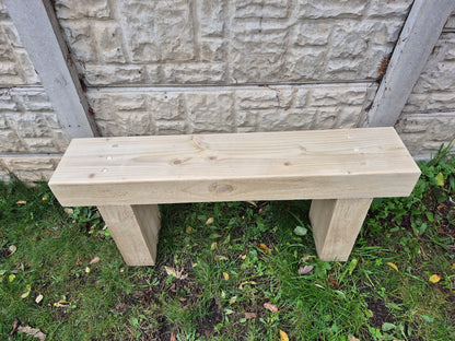Garden Sleeper Bench,Various sizes,Rustic Patio,Deliver Fully Assembled,FREE P&P