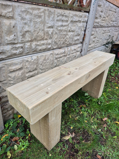 Garden Sleeper Bench,Various sizes,Rustic Patio,Deliver Fully Assembled,FREE P&P
