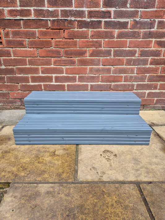 Painted Wooden Steps For Home / Garden in different colour / Bespoke sizes / Custom size / Free P&P