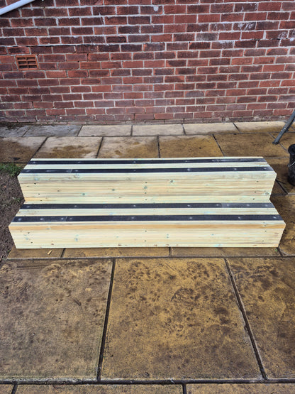 Anti-Slip Wooden Steps For Home , Decking steps