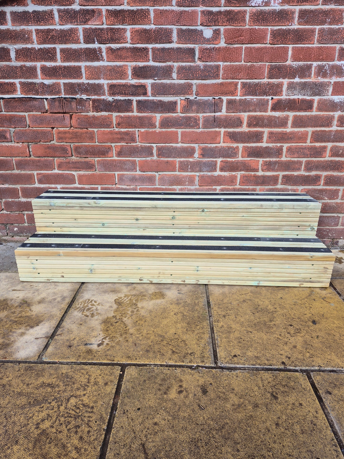 Anti-Slip Wooden Steps For Home , Decking steps