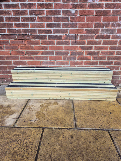Anti-Slip Wooden Steps For Home , Decking steps
