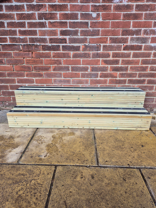 Anti-Slip Wooden Steps For Home , Decking steps