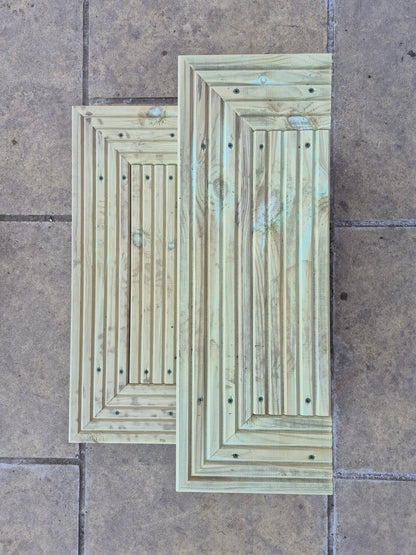 2 Tier Wooden Steps For Home /Ready to use / Bespoke Size / Sturdy Steps / Garden Steps / Patio Steps /Door Steps/Delivered FULLY Assembled