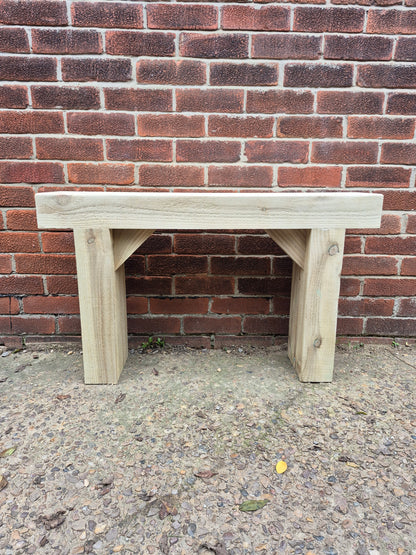 Rustic Wooden Garden Bench, Natural Sleeper Wood,Bespoke size, Outdoor Furniture,Various sizes,Ready to use,Deliver Fully Assembled,Free P&P