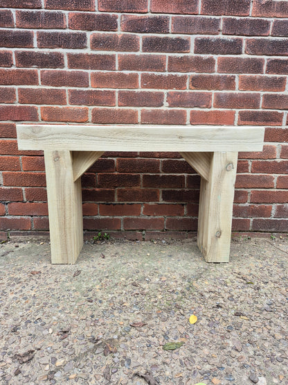Rustic Wooden Garden Bench, Natural Sleeper Wood,Bespoke size, Outdoor Furniture,Various sizes,Ready to use,Deliver Fully Assembled,Free P&P