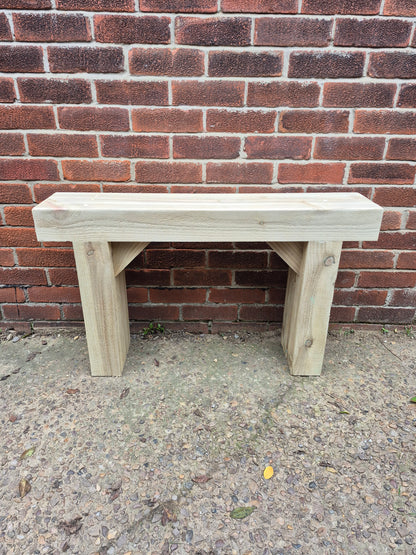 Rustic Wooden Garden Bench, Natural Sleeper Wood,Bespoke size, Outdoor Furniture,Various sizes,Ready to use,Deliver Fully Assembled,Free P&P