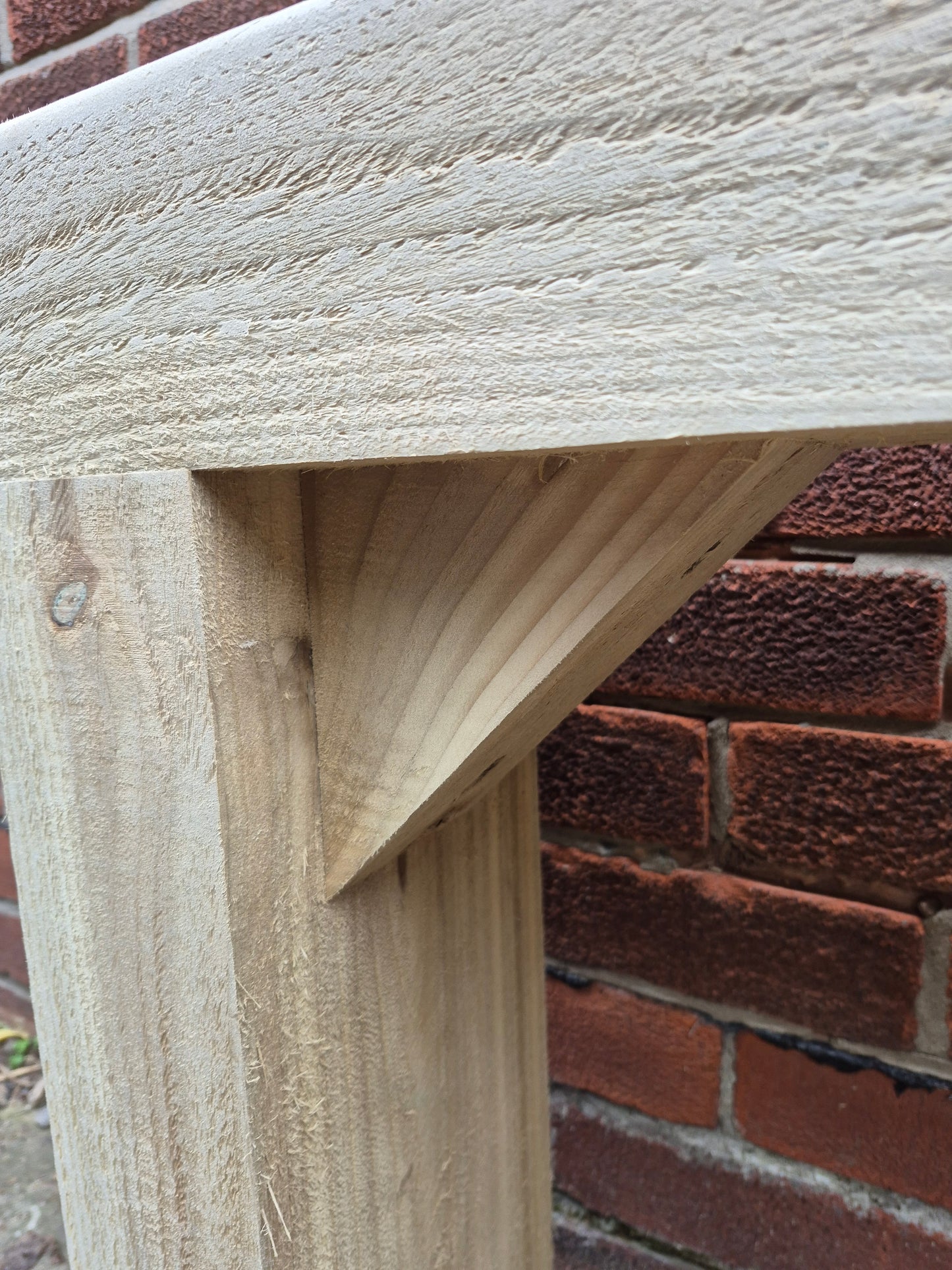 Rustic Wooden Garden Bench, Natural Sleeper Wood,Bespoke size, Outdoor Furniture,Various sizes,Ready to use,Deliver Fully Assembled,Free P&P