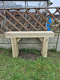 Rustic Wooden Garden Bench, Natural Sleeper Wood,Bespoke size, Outdoor Furniture,Various sizes,Ready to use,Deliver Fully Assembled,Free P&P