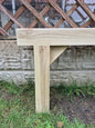 Rustic Wooden Garden Bench, Natural Sleeper Wood,Bespoke size, Outdoor Furniture,Various sizes,Ready to use,Deliver Fully Assembled,Free P&P