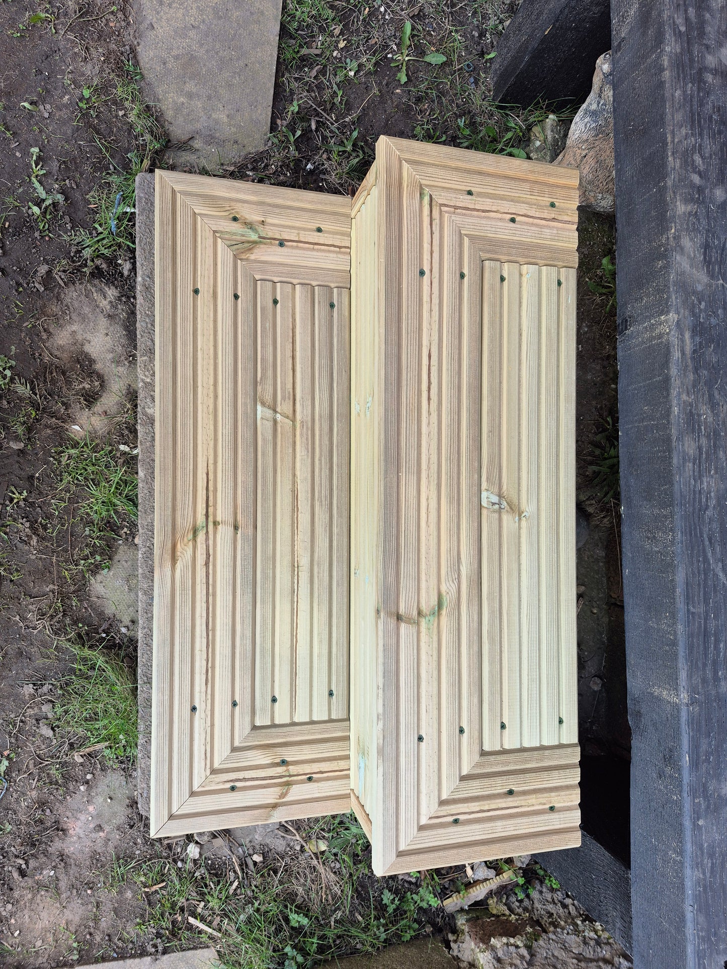 2 Tier Wooden Steps For Home /Ready to use / Bespoke Size / Sturdy Steps / Garden Steps / Patio Steps /Door Steps/Delivered FULLY Assembled