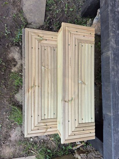 2 Tier Wooden Steps For Home /Ready to use / Bespoke Size / Sturdy Steps / Garden Steps / Patio Steps /Door Steps/Delivered FULLY Assembled