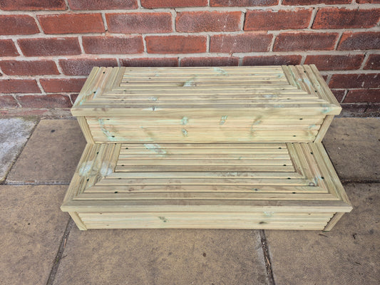 Wooden Decking / Multiple sizes / Solid Outdoor Steps
