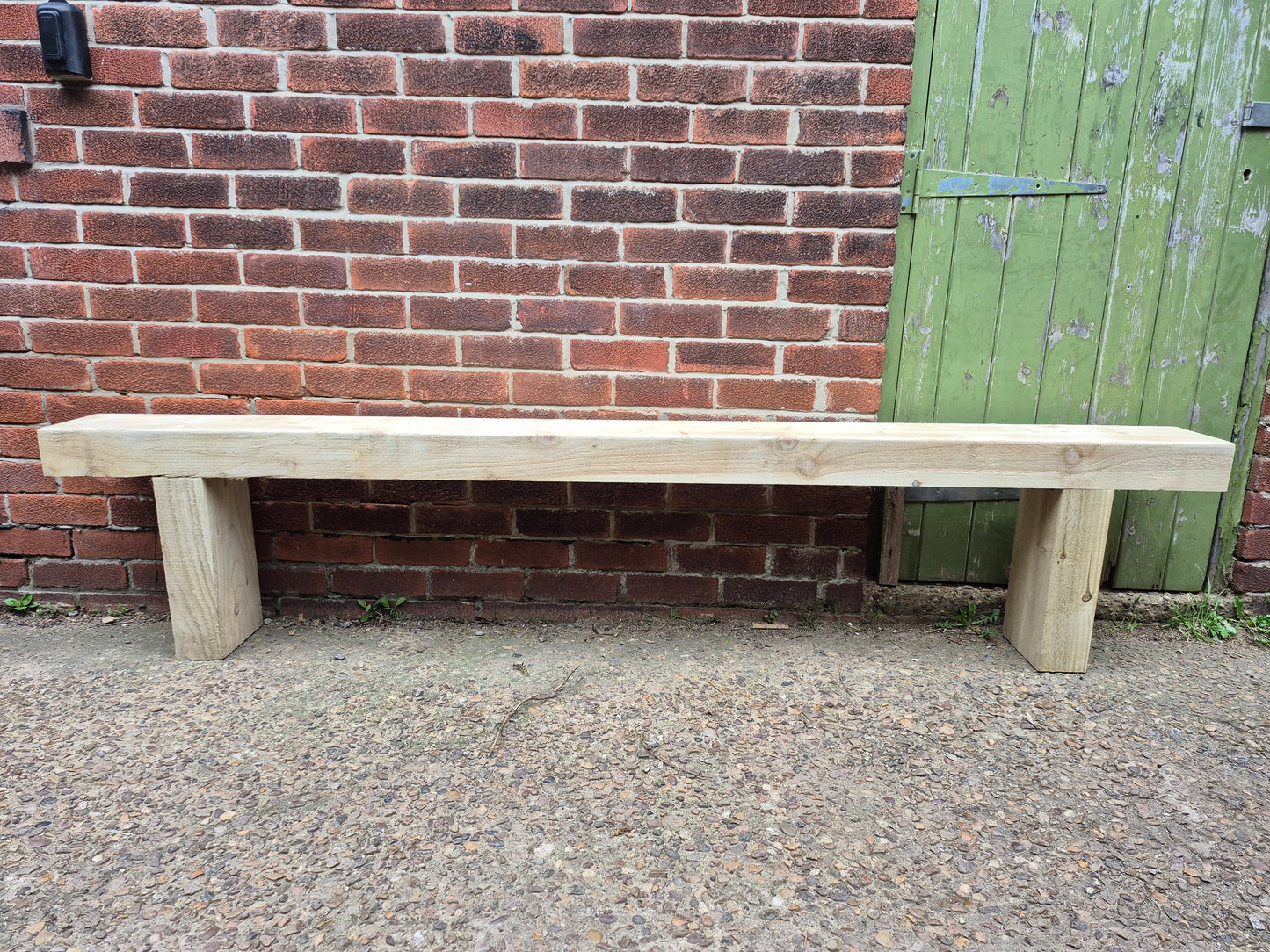 Garden Sleeper Bench,Various sizes,Rustic Patio,Deliver Fully Assembled,FREE P&P
