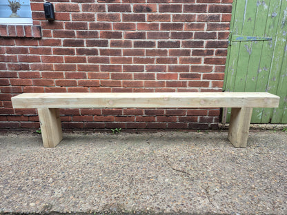 Garden Sleeper Bench,Various sizes,Rustic Patio,Deliver Fully Assembled,FREE P&P
