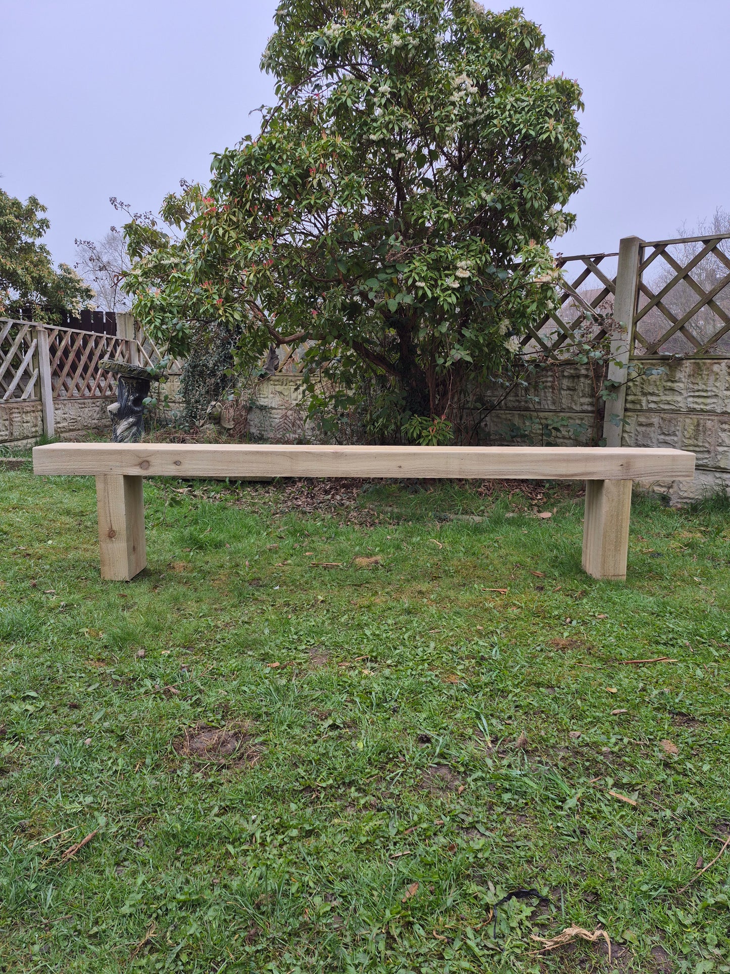 Garden Sleeper Bench,Various sizes,Rustic Patio,Deliver Fully Assembled,FREE P&P