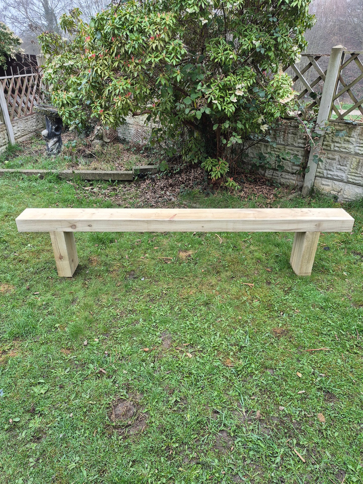 Garden Sleeper Bench,Various sizes,Rustic Patio,Deliver Fully Assembled,FREE P&P