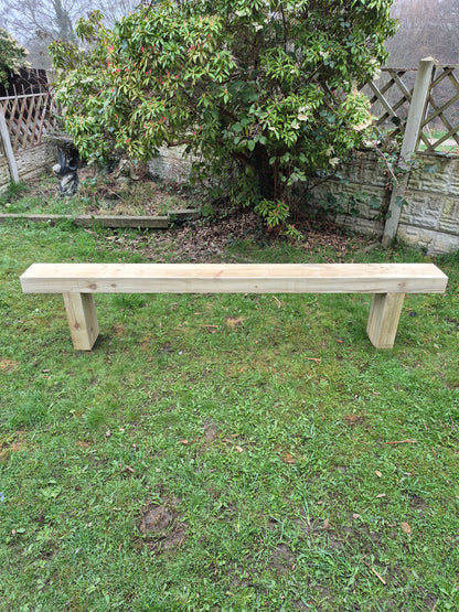 Garden Sleeper Bench,Various sizes,Rustic Patio,Deliver Fully Assembled,FREE P&P
