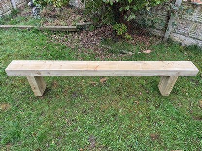 Garden Sleeper Bench,Various sizes,Rustic Patio,Deliver Fully Assembled,FREE P&P