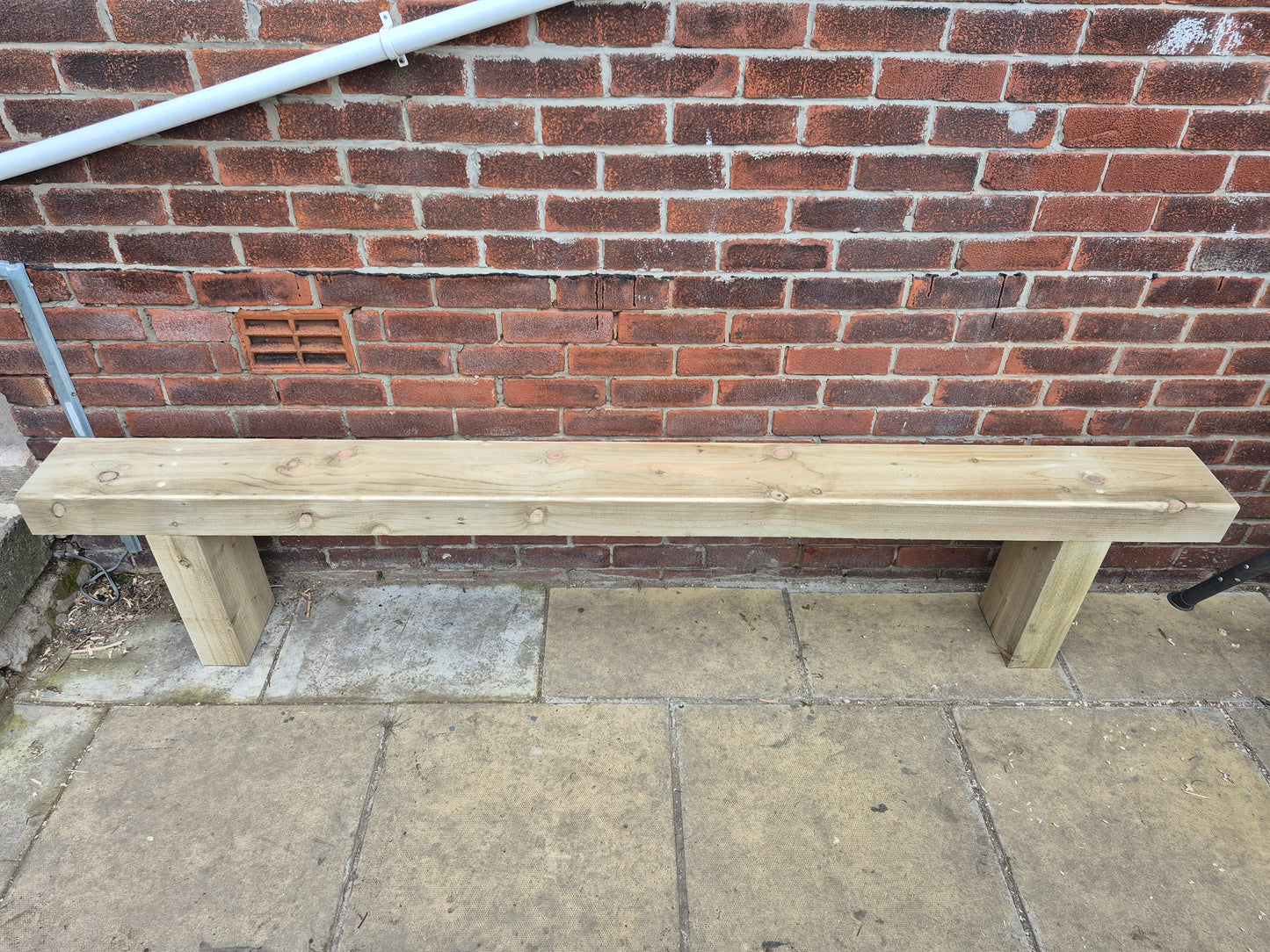 Garden Sleeper Bench,Various sizes,Rustic Patio,Deliver Fully Assembled,FREE P&P